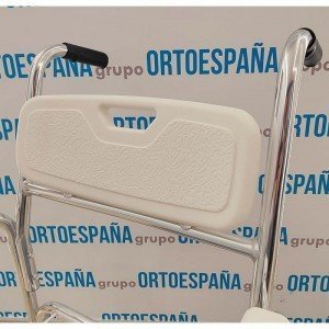 Sedia wc in alluminio con ruote - Ortoitaliana carrozzine e scooters