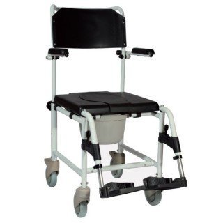 Sedia comoda wc e doccia in alluminio