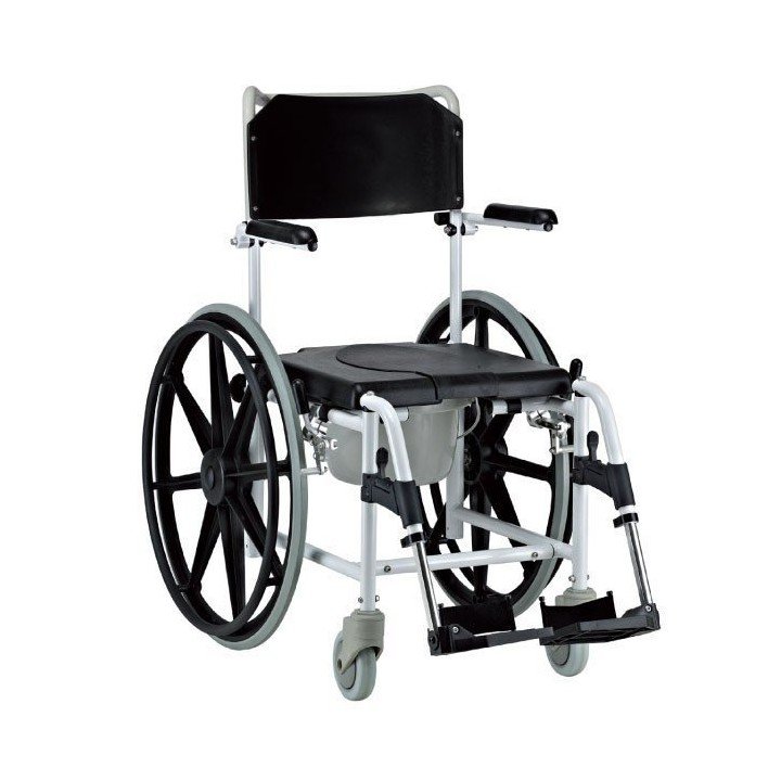 Sedia ad autospinta da doccia e wc