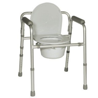 Sedia comoda wc pieghevole e smontabile