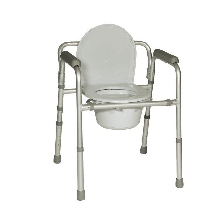 Sedia comoda wc pieghevole e smontabile