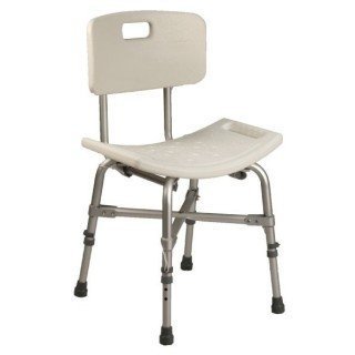 Sedile da doccia bariatrico con schienale