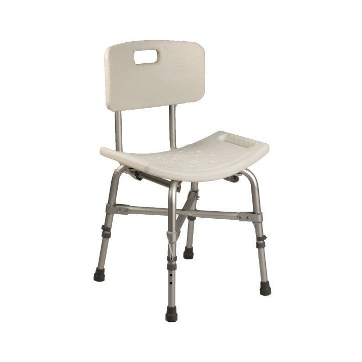 Sedile da doccia bariatrico con schienale