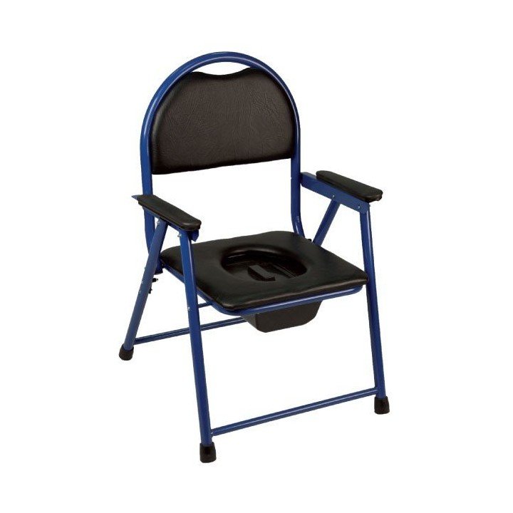 Sedia wc imbottita pieghevole