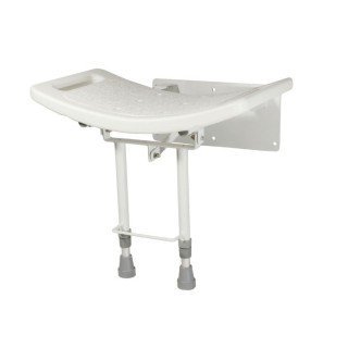 Sedile ribaltabile per doccia con appoggi